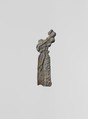 Statuette of Artemis Orthia-8, winged, Lead, Greek, Laconian