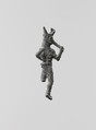 Lead figure of a flute-player, Lead, Greek, Laconian