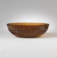 Glass ribbed bowl, Glass, Roman