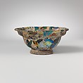 Glass mosaic bowl, Glass, Roman, probably Italian
