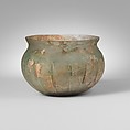Glass ribbed bowl, Glass, Roman