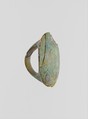 Glass finger ring, Glass, Greek