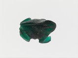 Glass pendant in the form of a frog, Glass, Greek, possibly Egyptian