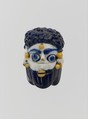 Glass face bead | Phoenician or Carthaginian | Late Classical | The ...