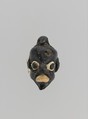Glass pendant in the form of a demonic mask, Glass, Phoenician