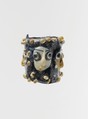 Glass face bead, Glass, Phoenician or Carthaginian