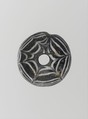 Glass spindle whorl, Glass, Roman