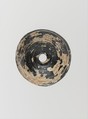 Glass spindle whorl, Glass, Roman