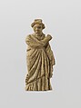 Bone statuette of a draped woman, Bone, Greek or Roman