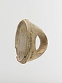 Ivory finger ring, Ivory, Greek, Cypriot