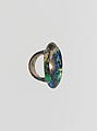 Glass finger ring, Glass, Greek, Eastern Mediterranean