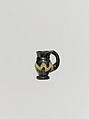 Glass pendant in the form of a miniature jug, Glass, Roman