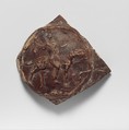 Terracotta jug fragment, Terracotta, Roman
