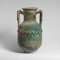 Terracotta amphora (two-handled jar), Terracotta, Roman, Syrian