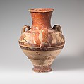 Terracotta pithoid jar, Terracotta, Mycenaean