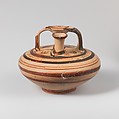 Terracotta stirrup jar, Terracotta, Mycenaean