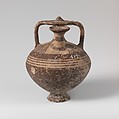 Terracotta stirrup jar, Terracotta, Cypriot