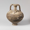 Terracotta stirrup jar, Terracotta, Cypriot
