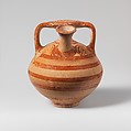 Terracotta stirrup jar, Terracotta, Mycenaean