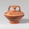 Terracotta stirrup jar, Terracotta, Mycenaean