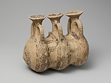 Terracotta composite triple flask, Terracotta, Cypriot