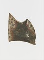 Terracotta vessel fragment with polychrome motifs, Terracotta, Minoan