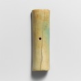 Section of an ivory cylinder with a hole, Ivory, Greek, Laconian
