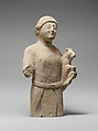 Limestone statuette of a male votary (worshipper), Limestone, Cypriot