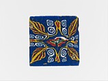 Glass mosaic inlay, Glass, Egyptian, Ptolemaic or Roman