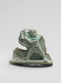 Faience vase fragment, Terracotta, Egyptian, Roman