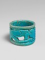 Faience band ring, Faience, Egyptian