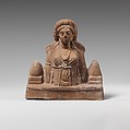 Terracotta statuette, Terracotta, Roman, Egyptian