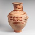 Terracotta Hadra hydria (water jar), Terracotta, Greek, Ptolemaic