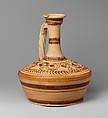 Terracotta lagynos (oil flask), Terracotta, Cypriot