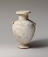 Terracotta Hadra hydria (water jar), Terracotta, Greek, Ptolemaic, Alexandria