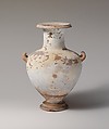 Terracotta Hadra hydria (water jar), Terracotta, Greek, Ptolemaic, Alexandrian