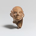Terracotta head of a man, Terracotta, Greek, Asia Minor