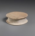 Terracotta statuette base, Terracotta, Greek, South Italian, Tarentine