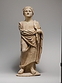 Limestone statue of a male votary, Limestone, Cypriot