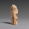Terracotta statuette of a woman, Terracotta, Greek