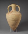Terracotta amphora, Terracotta, Roman, Cypriot (?)
