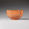 Terracotta pulled-rim bowl, Terracotta, Mycenaean