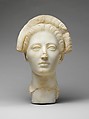 Marble portrait of a young woman, Marble, Roman