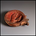 Terracotta oil lamp, Terracotta, Roman, Cypriot