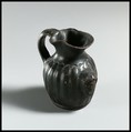 Terracotta miniature oinochoe (jug), Terracotta, Greek, South Italian, Campanian