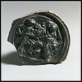 Terracotta tondo from a phiale (libation bowl), Terracotta, Greek, South Italian, Campanian, Calenian