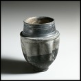 Terracotta indented beaker, Terracotta indented beaker, probably made at Trier, Roman