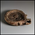 Terracotta oil lamp, Terracotta, Roman, Cypriot