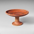 Terracotta stemmed dish, Terracotta, Lydian