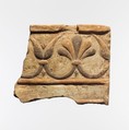 Fragment of a terracotta architectural tile, Terracotta, Lydian